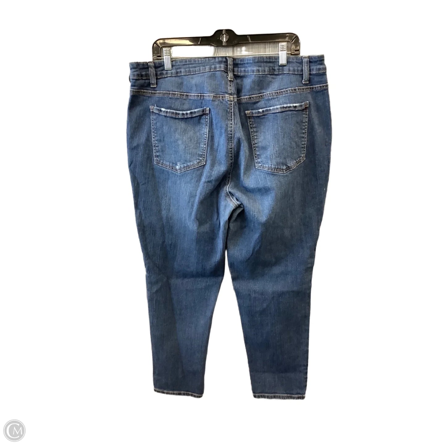 Jeans Straight By Falls Creek In Blue, Size: 20