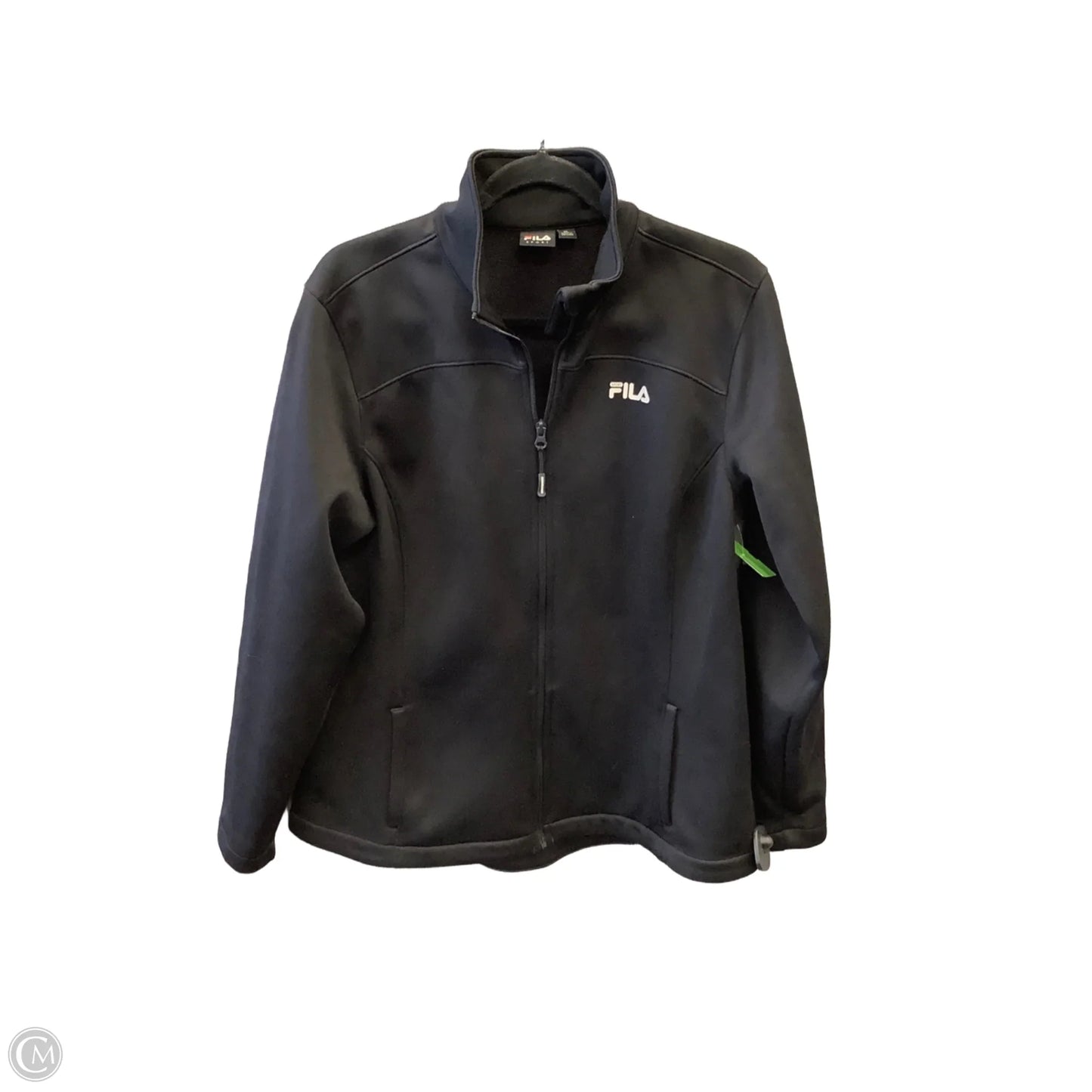 Athletic Jacket By Fila In Black, Size: Xl