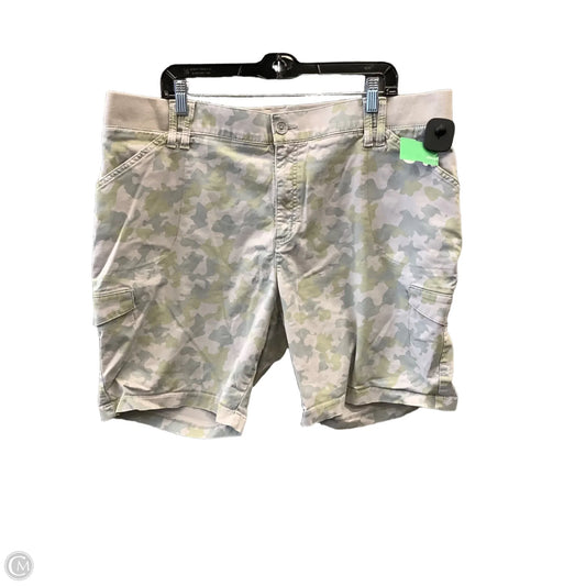 Shorts By Lee In Camouflage Print, Size: 22