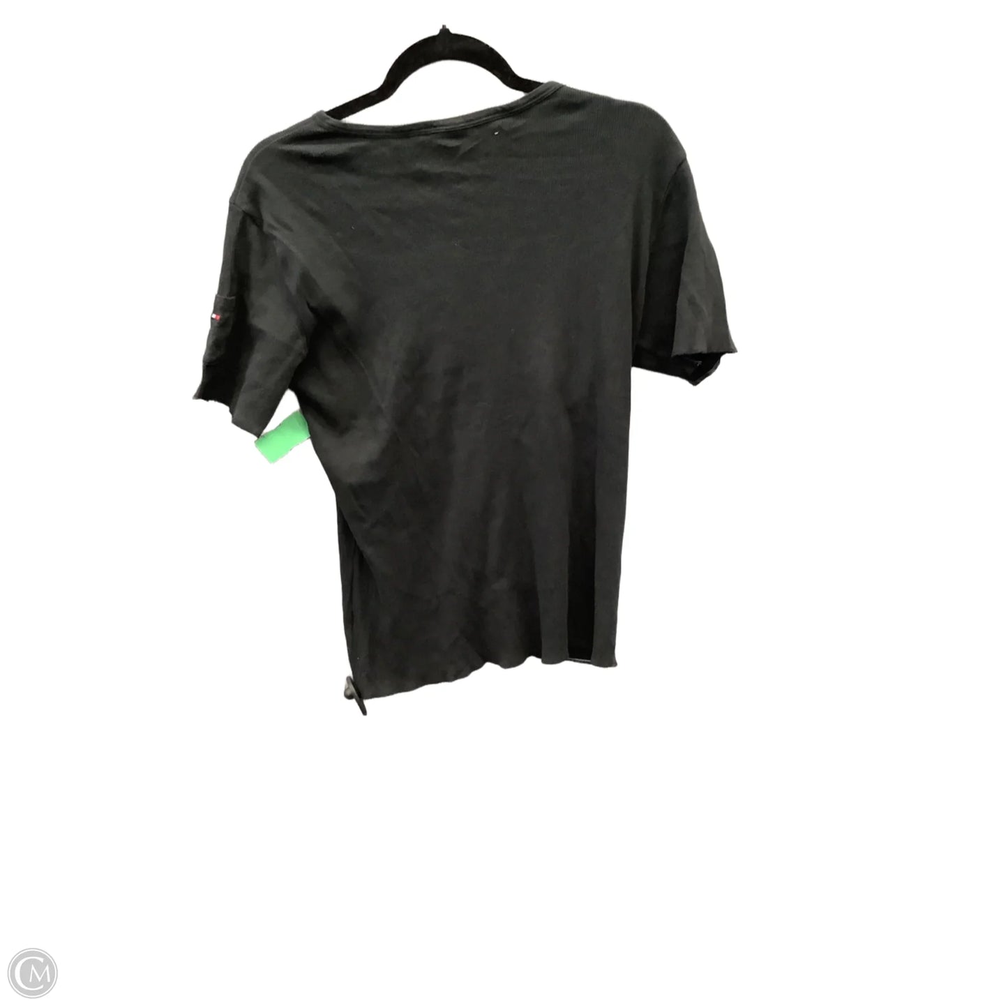 Top Short Sleeve By Tommy Hilfiger In Black, Size: Xl