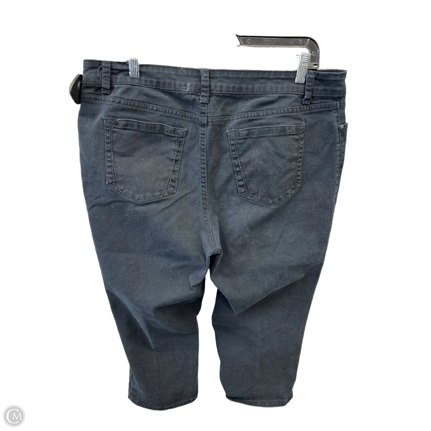 Capris By Croft And Barrow In Black, Size: 16