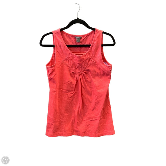 Top Sleeveless By Eddie Bauer In Red, Size: S