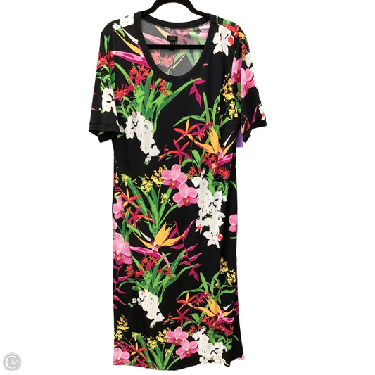 Dress Casual Maxi By Gilli In Floral Print, Size: Xlp