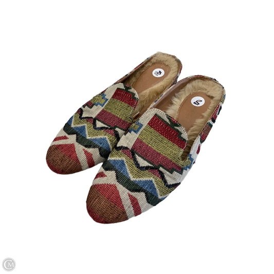 Sandals Flats By Universal Thread In Multi-colored, Size: 8