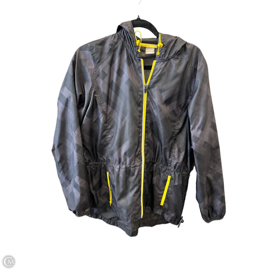 Jacket Windbreaker By Xersion In Black, Size: L