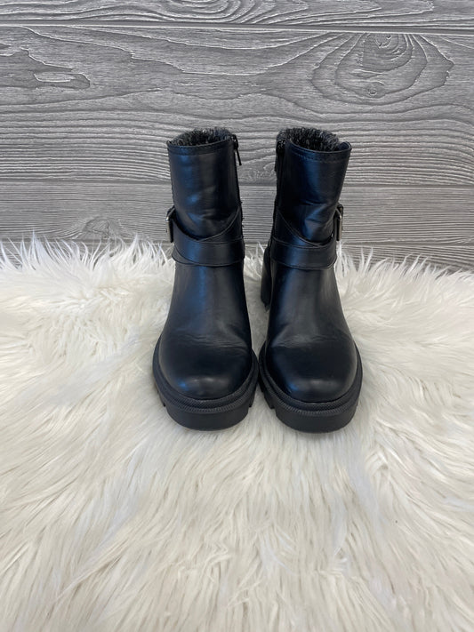 Boots Combat By Report In Black, Size: 6.5