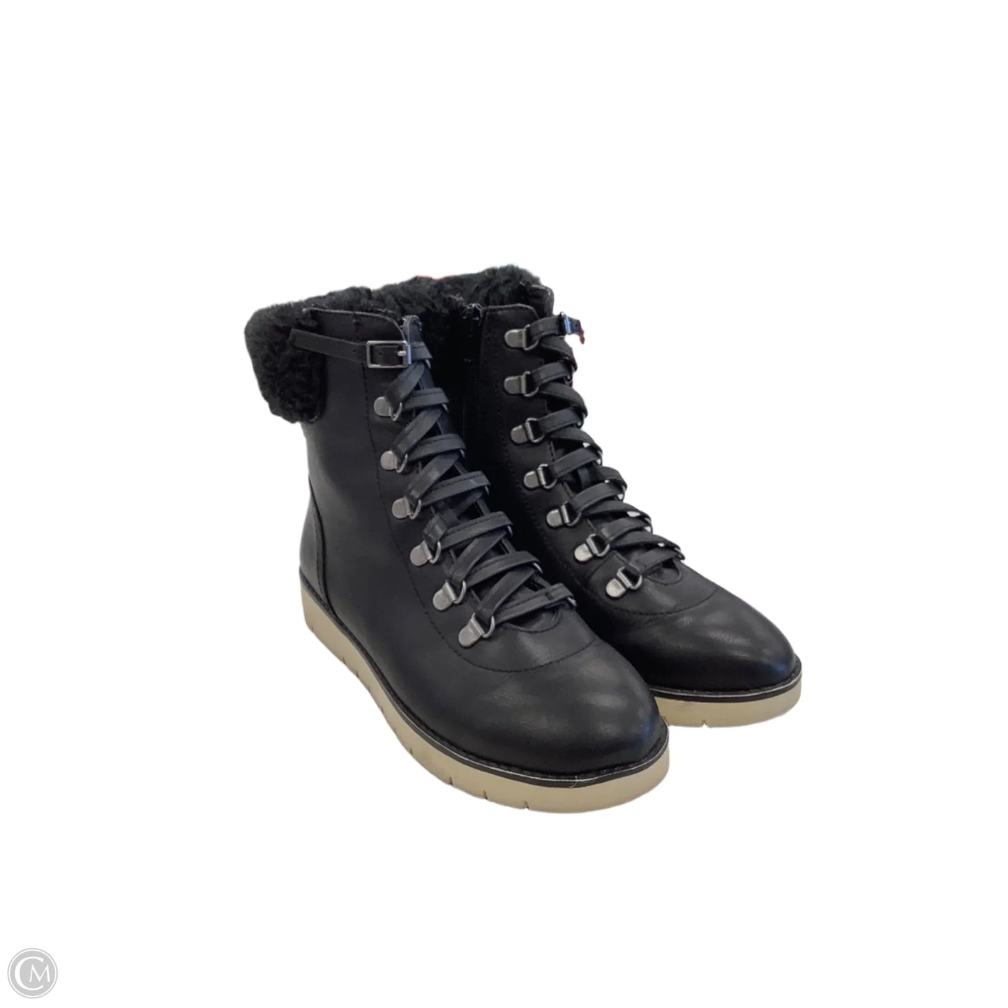Boots Ankle Flats By Mia In Black, Size: 6.5