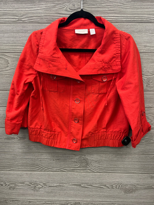 Jacket Other By Chicos In Orange, Size: S