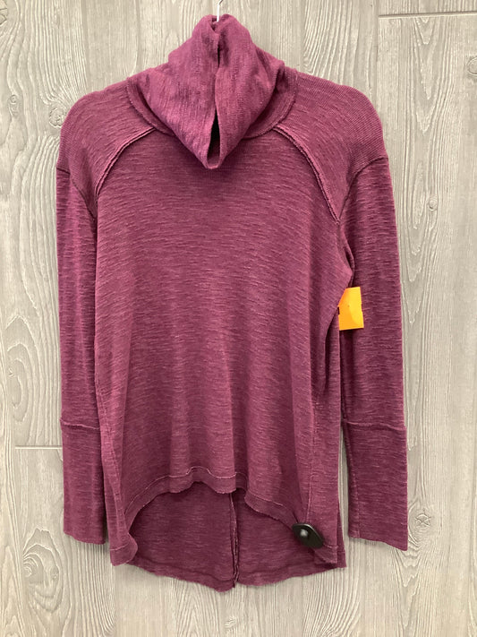 Top Long Sleeve By We The Free In Purple, Size: S