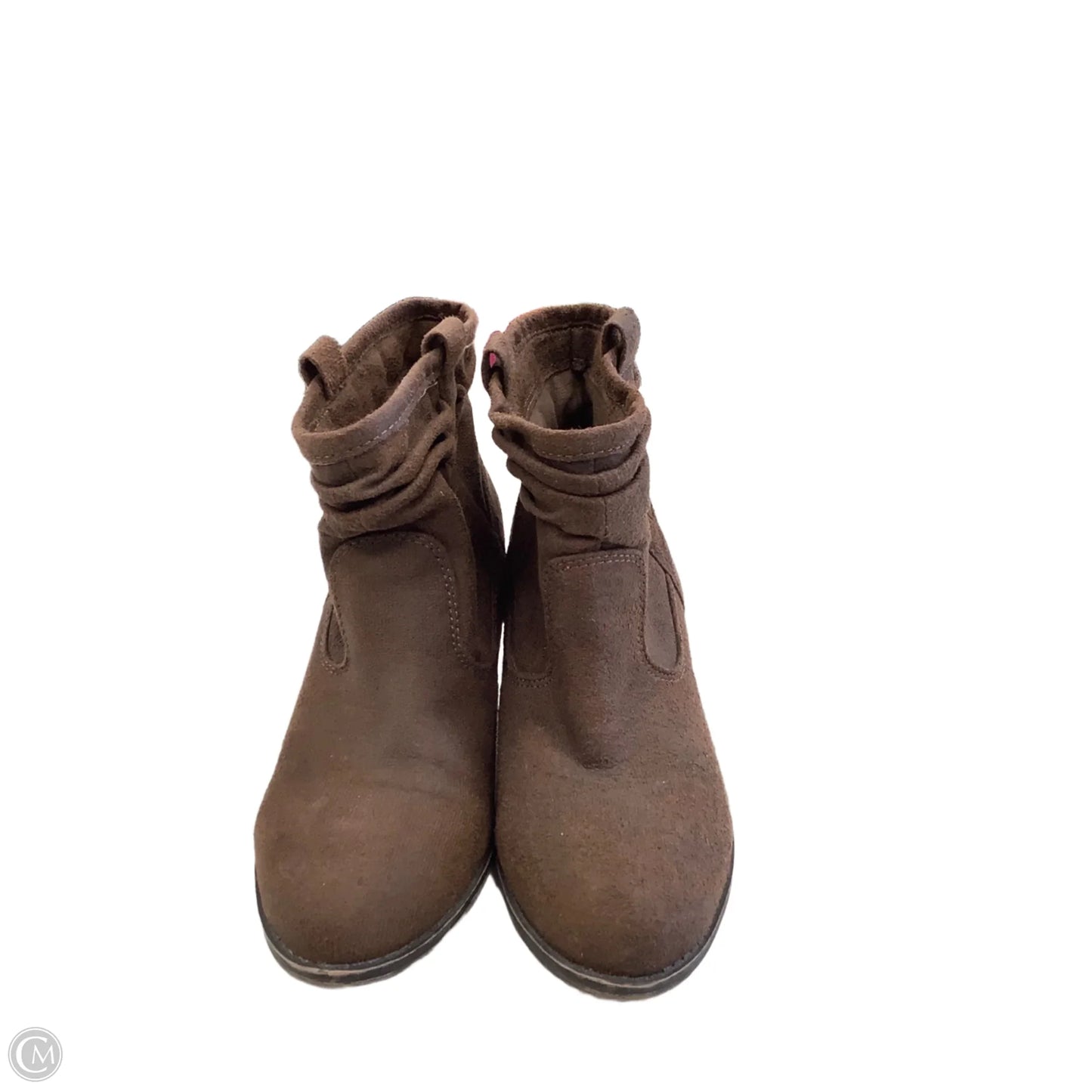 Boots Ankle Heels By Rocket Dogs In Brown, Size: 8