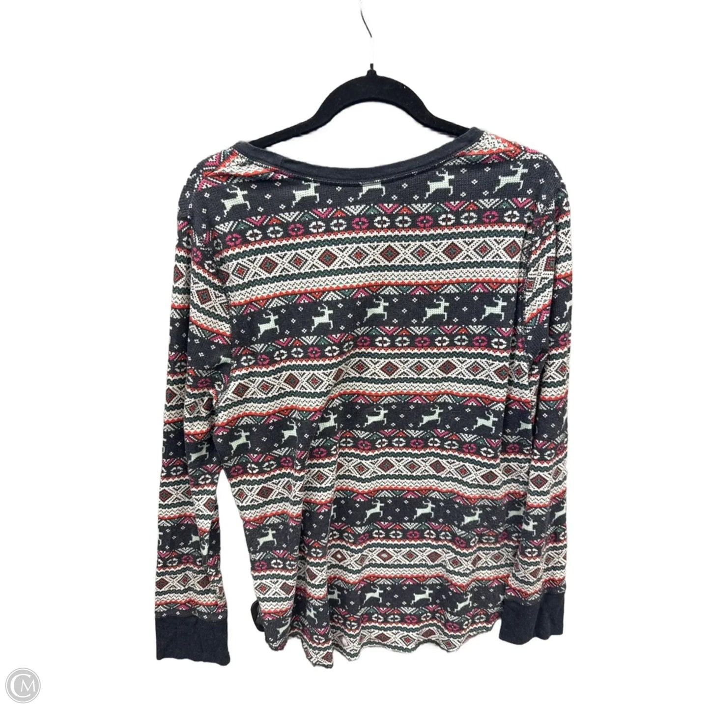 Top Long Sleeve By Old Navy In Multi-colored, Size: Xxl