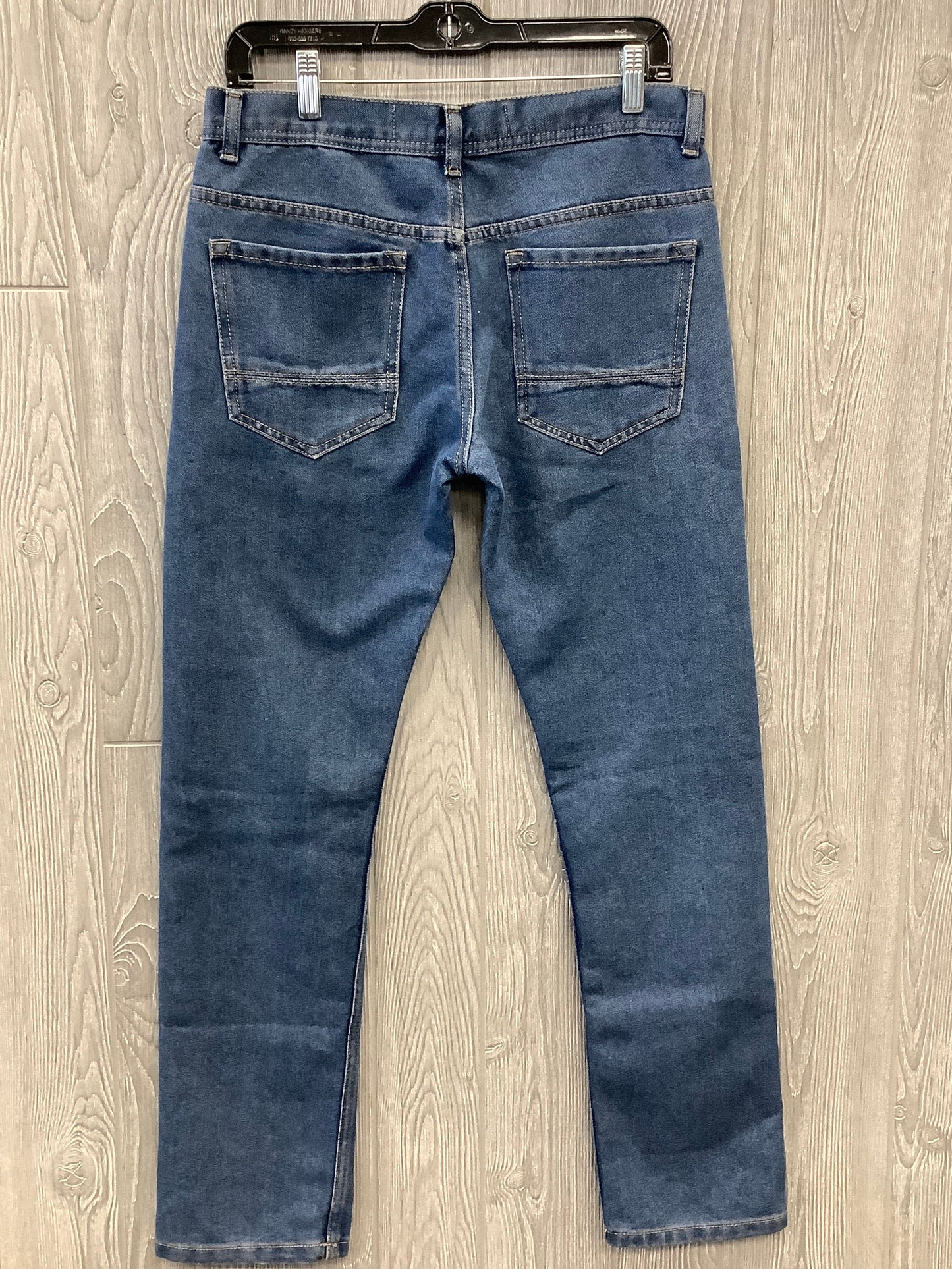 Jeans Straight By Denim And Company In Blue, Size: 10