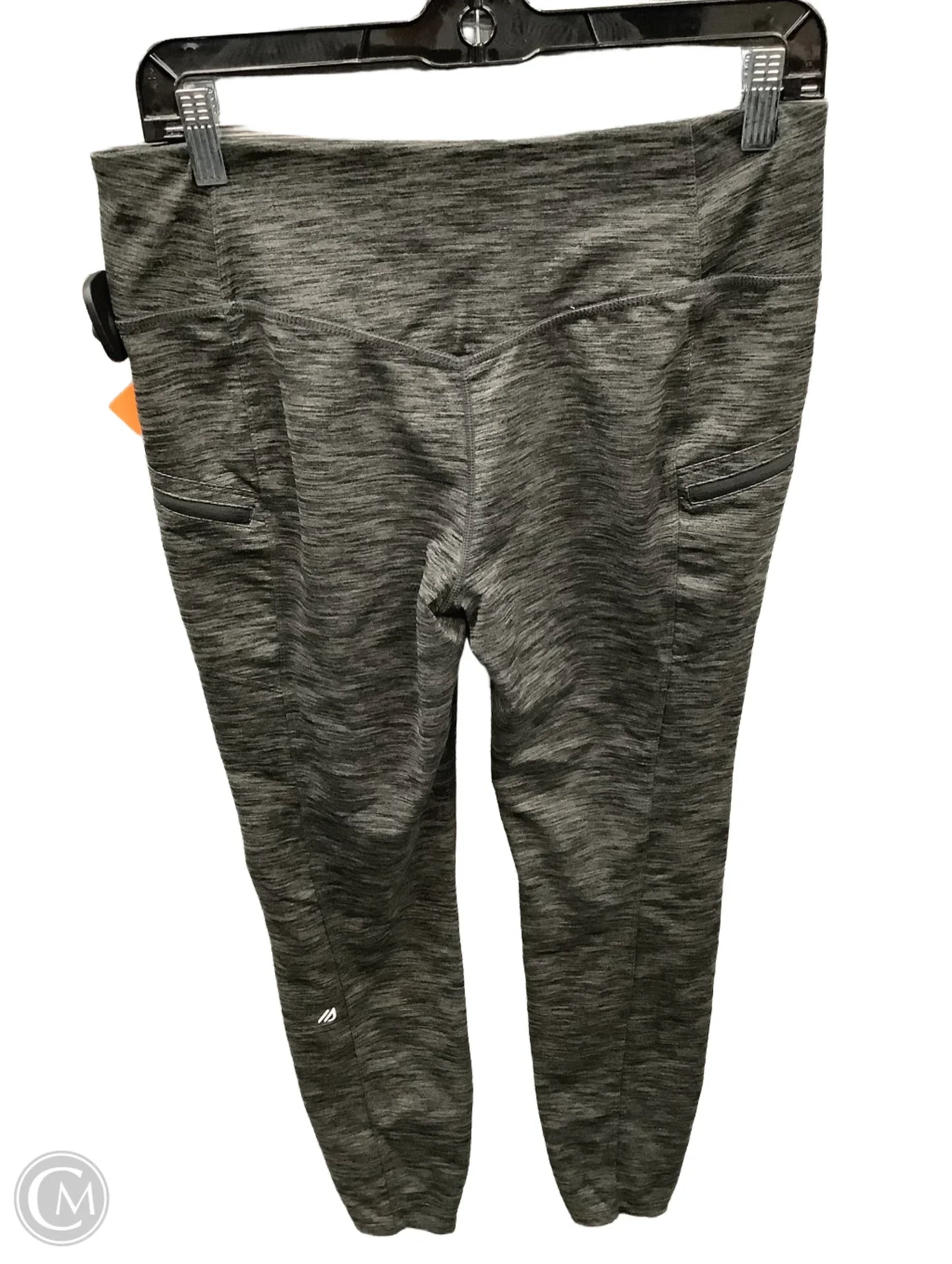 Athletic Leggings By Eddie Bauer In Grey, Size: M