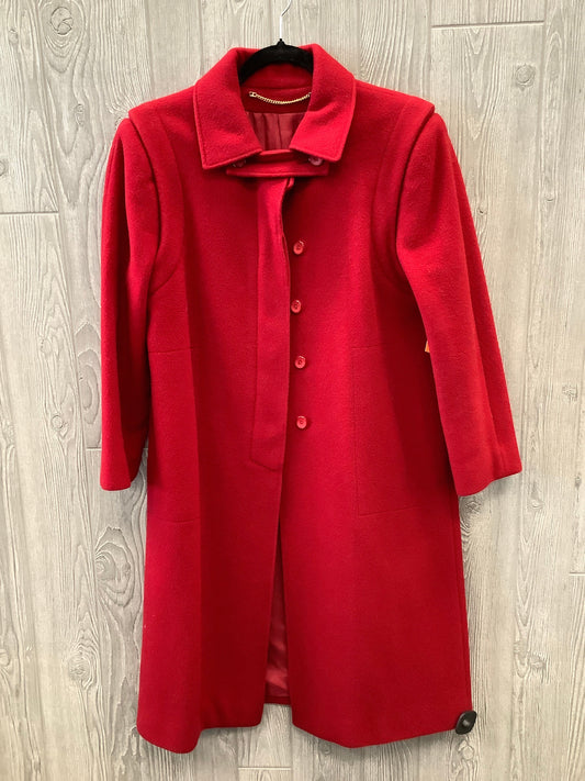 Coat Peacoat By Clothes Mentor In Red, Size: M