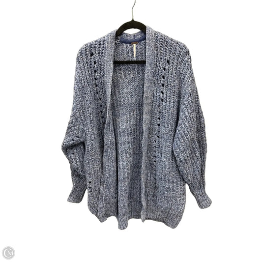 Sweater Cardigan By Free People In Blue, Size: S