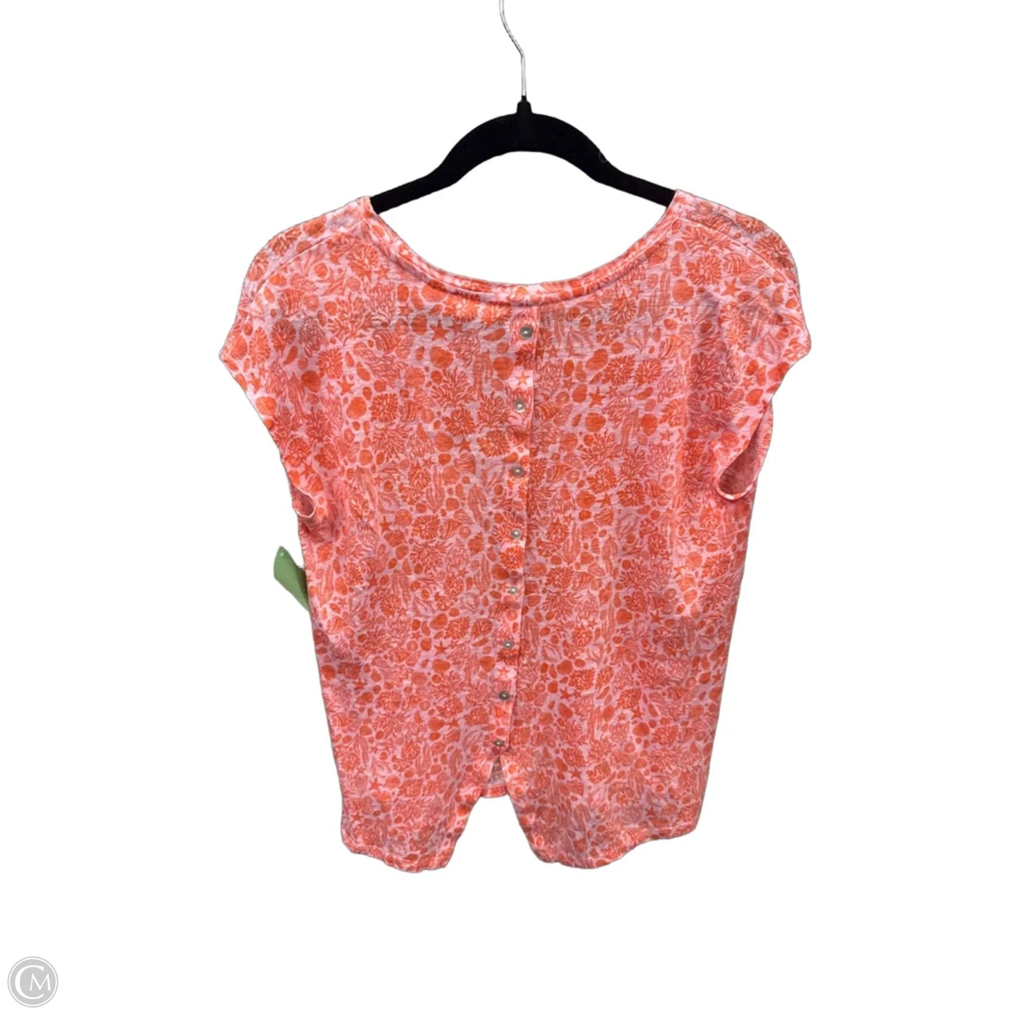 Top Short Sleeve By Sigrid Olsen In Pink, Size: L