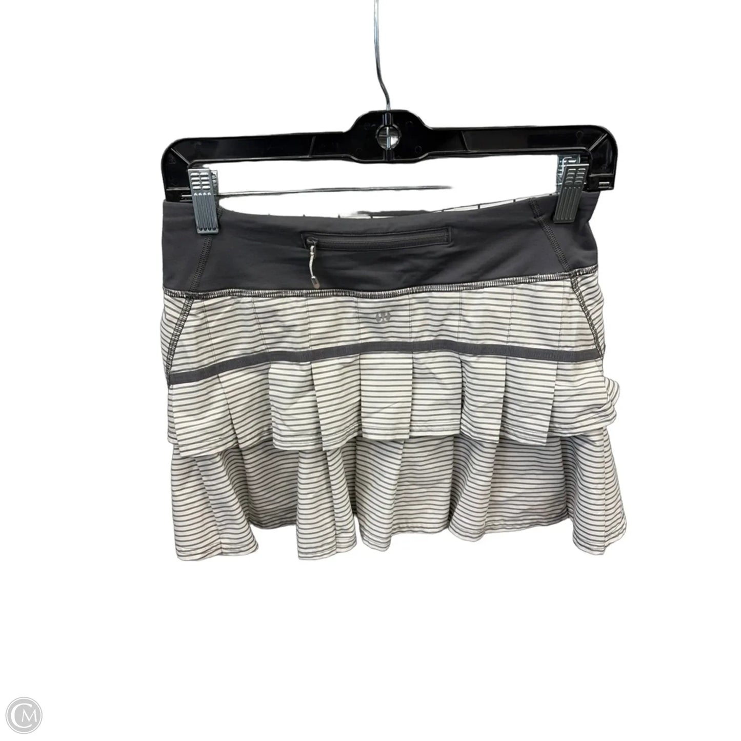 Athletic Skirt By Lululemon In Striped Pattern, Size: 6