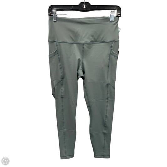 Athletic Leggings By 90 Degrees By Reflex In Green, Size: M