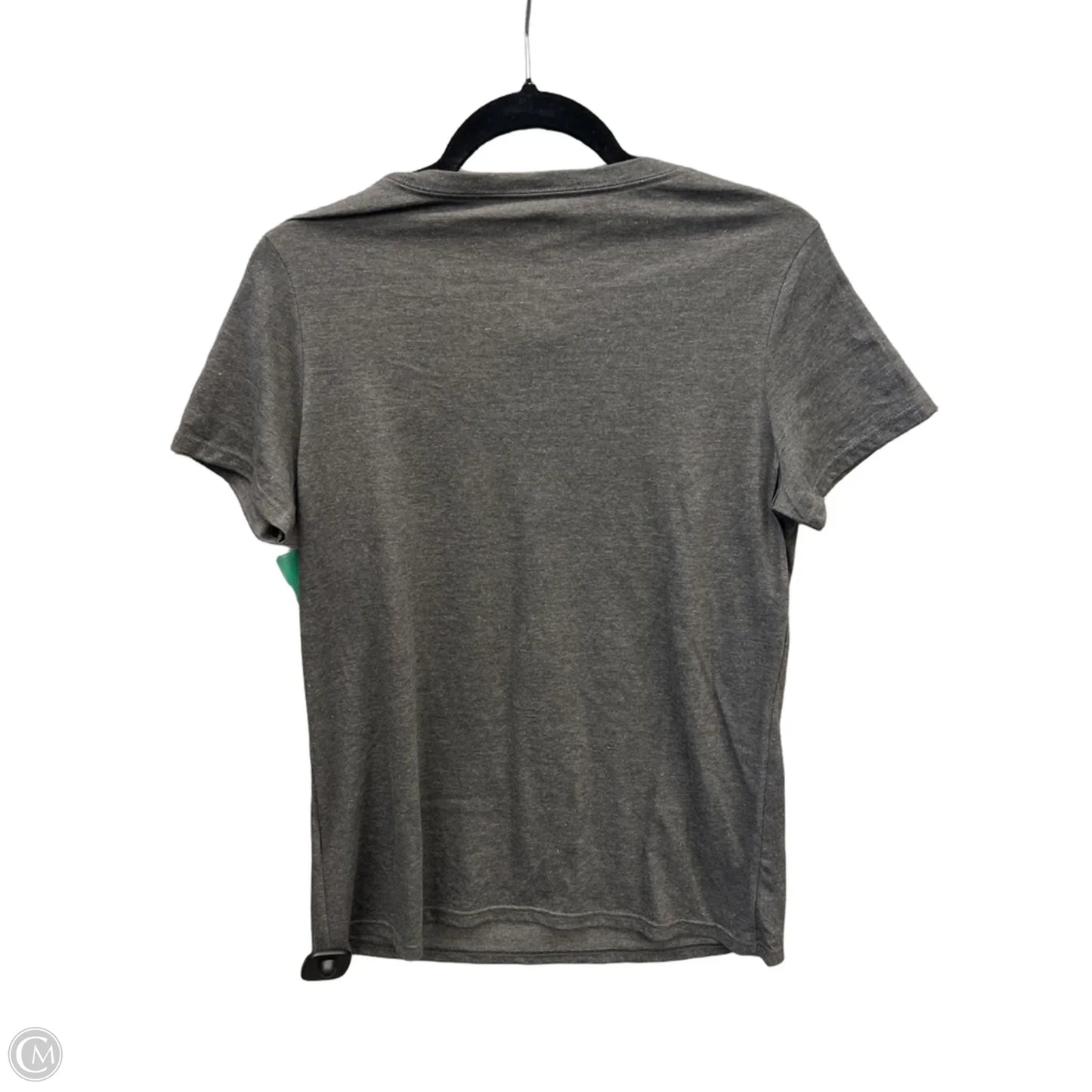 Top Short Sleeve By Majestic In Grey, Size: M