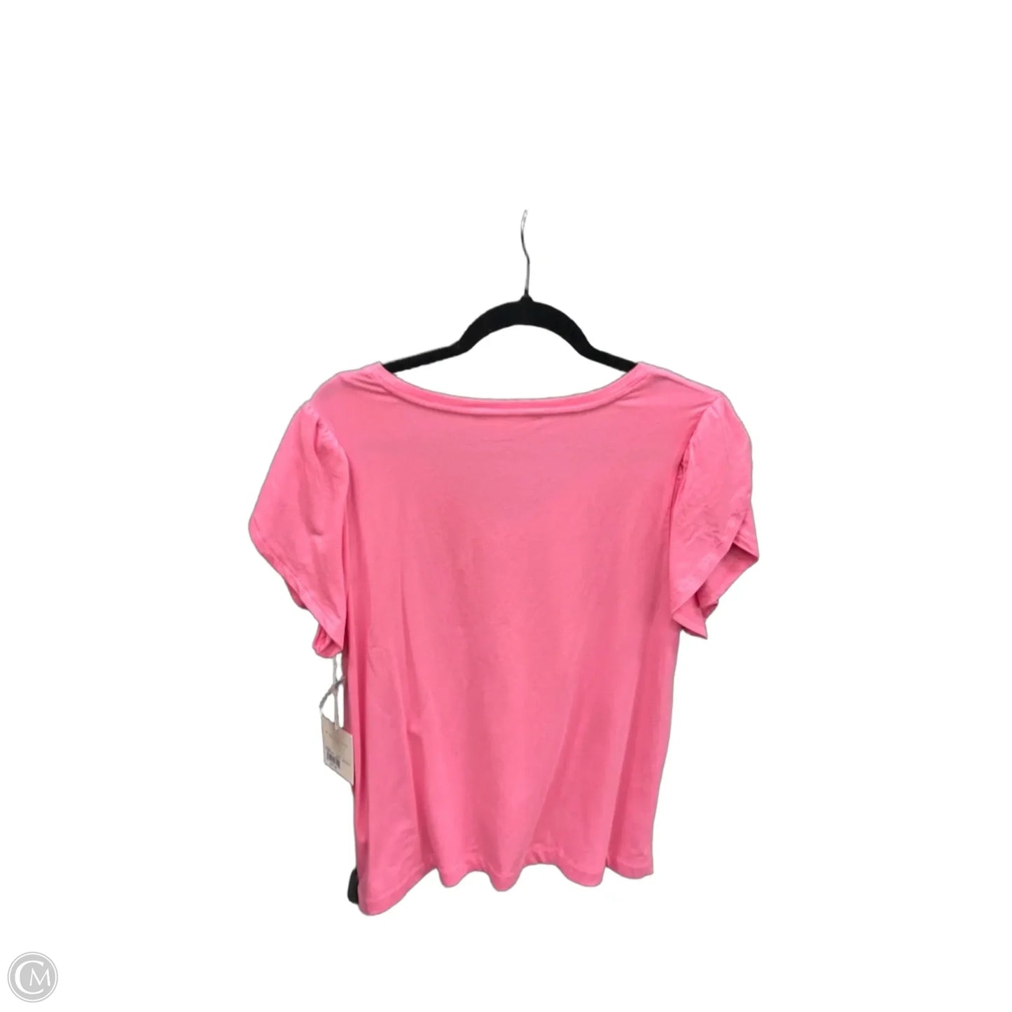 Top Short Sleeve By Lc Lauren Conrad In Pink, Size: Xl