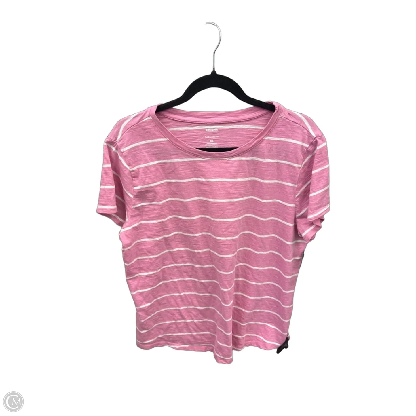 Top Short Sleeve By Sonoma In Pink, Size: Xl