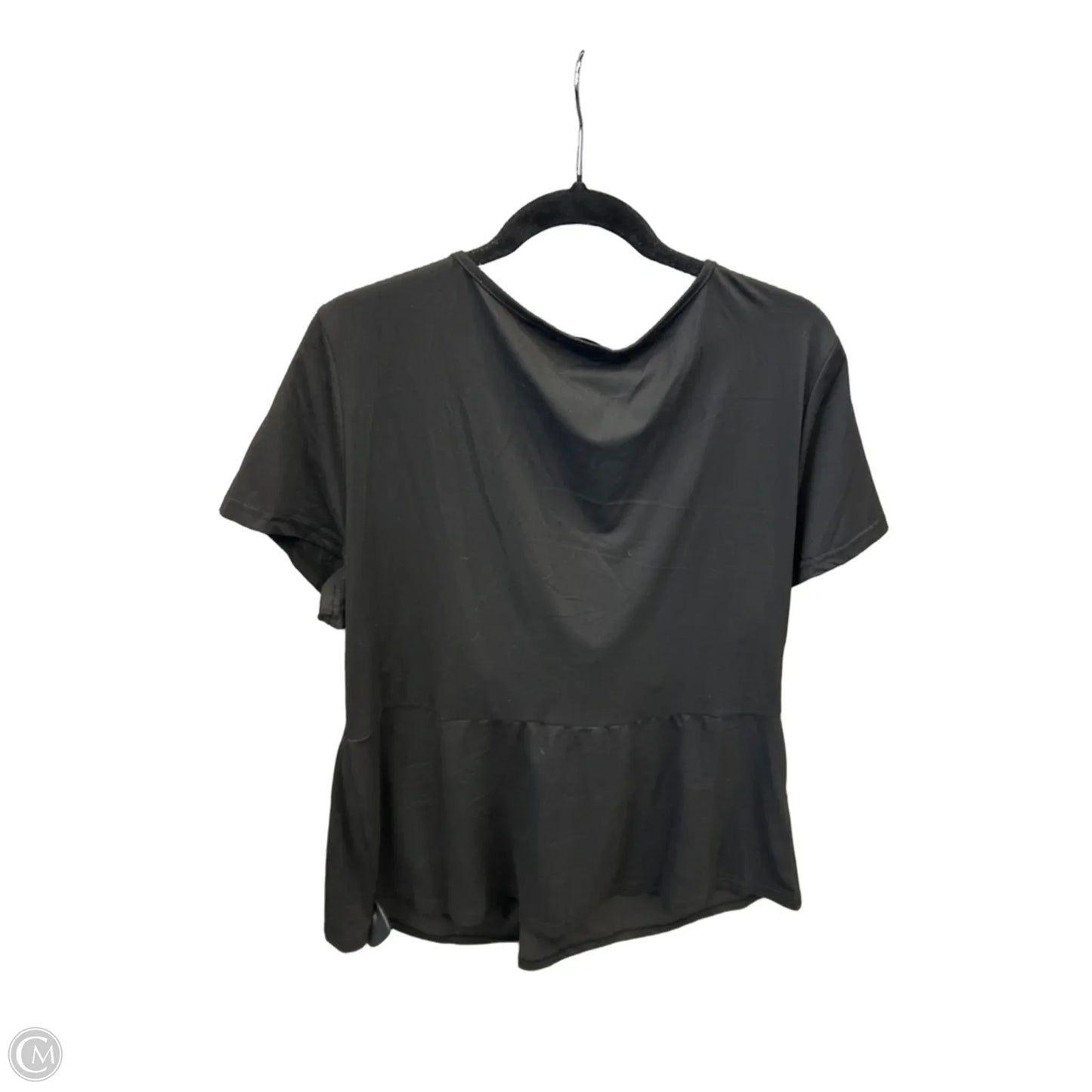 Top Short Sleeve By Shein In Black, Size: 3x