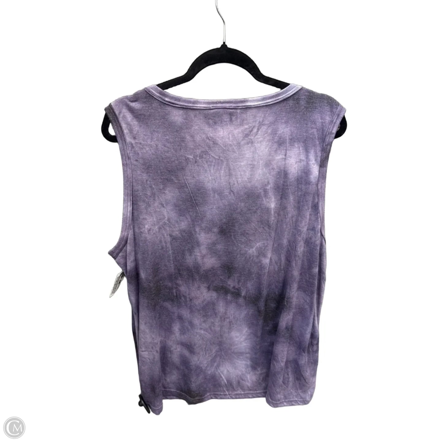Top Sleeveless By Vocal In Purple, Size: 3x