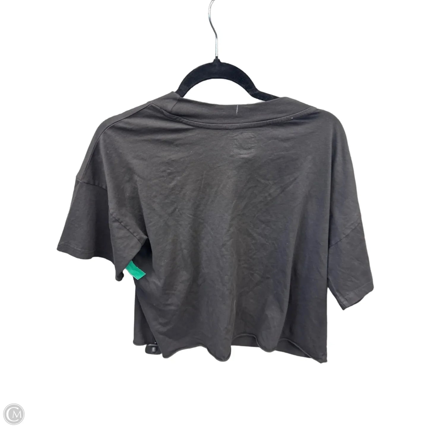 Top Short Sleeve By Buckle Black In Black, Size: L