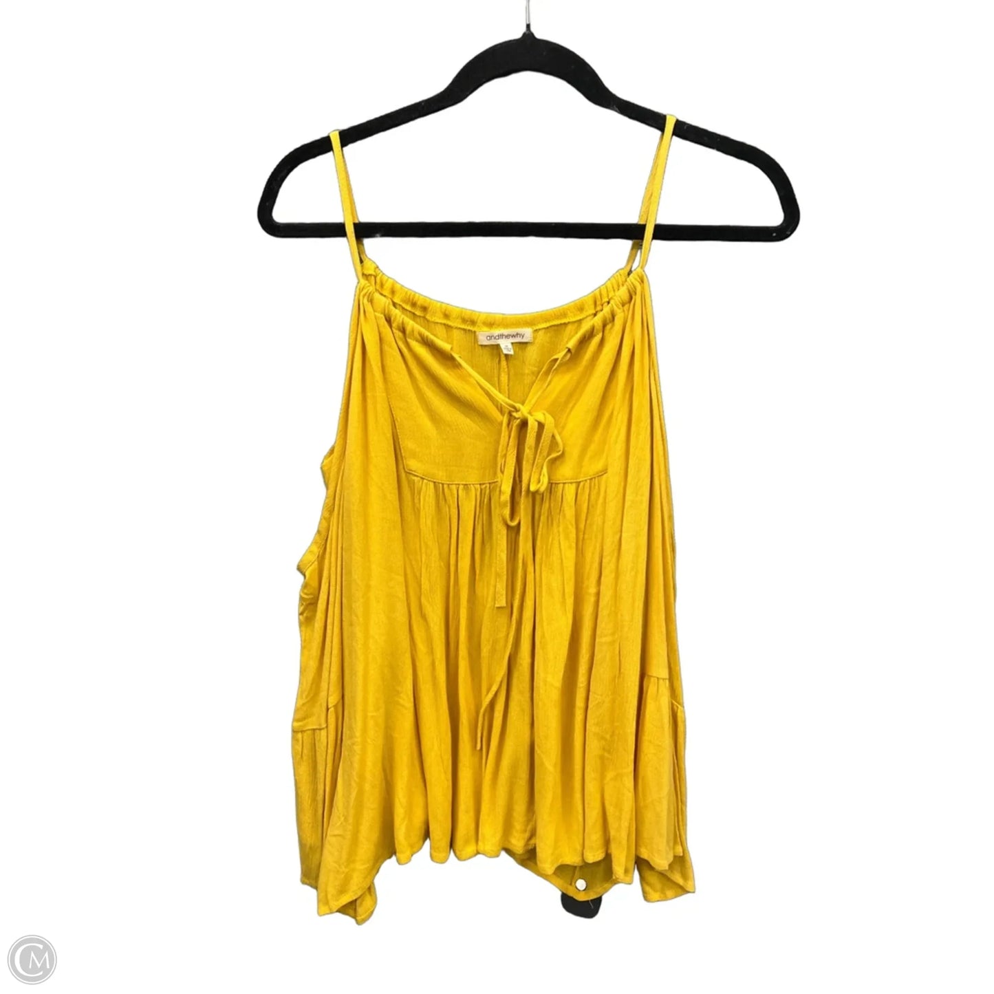Top Long Sleeve By Andthewhy In Yellow, Size: M