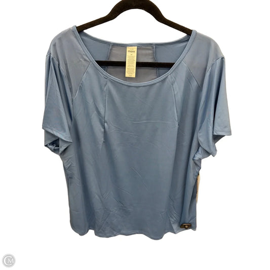 Athletic Top Short Sleeve By Rbx In Blue, Size: 2x
