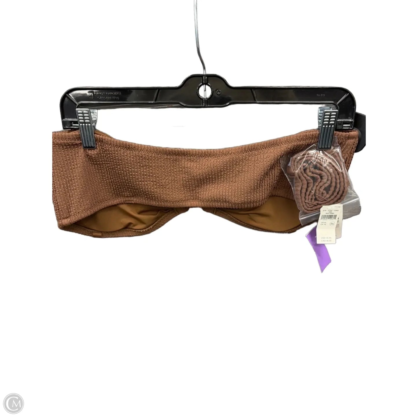 Swimsuit Top By Aerie In Brown, Size: Xl