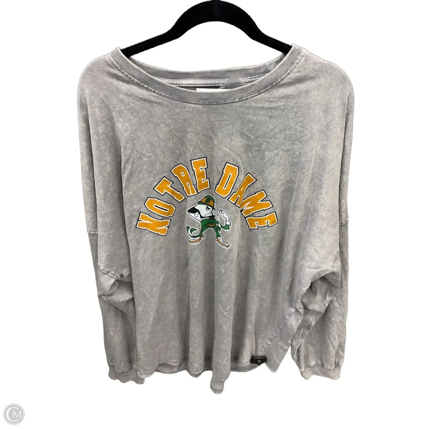 Top Long Sleeve By Clothes Mentor In Grey, Size: Xxl