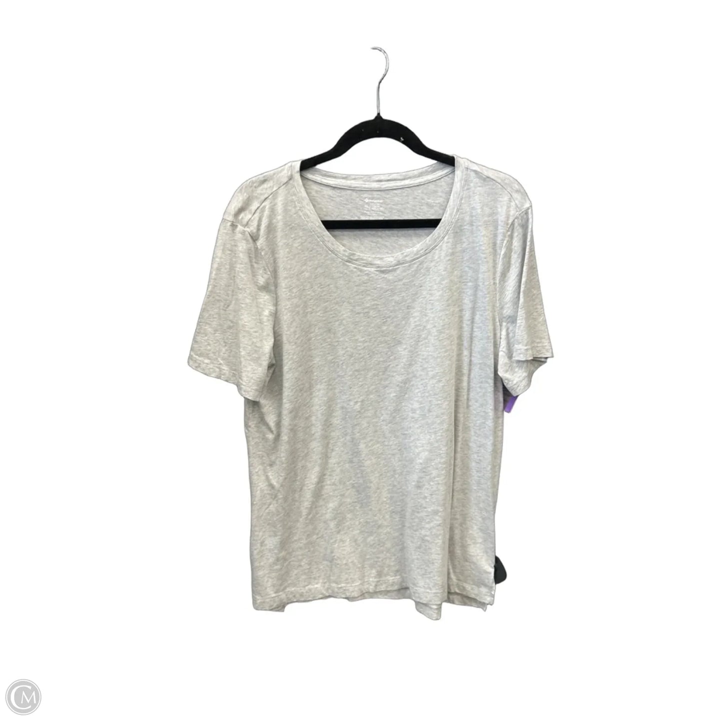 Top Short Sleeve Basic By Members Mark In Grey, Size: Xl
