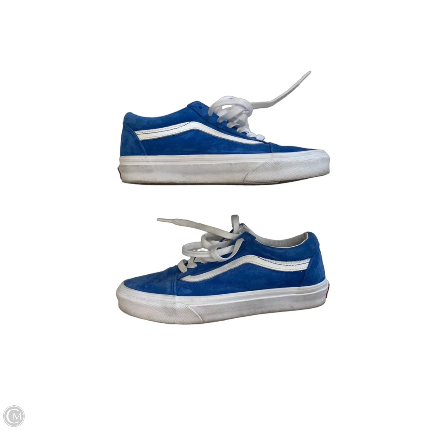 Shoes Sneakers By Vans In Blue, Size: 6.5