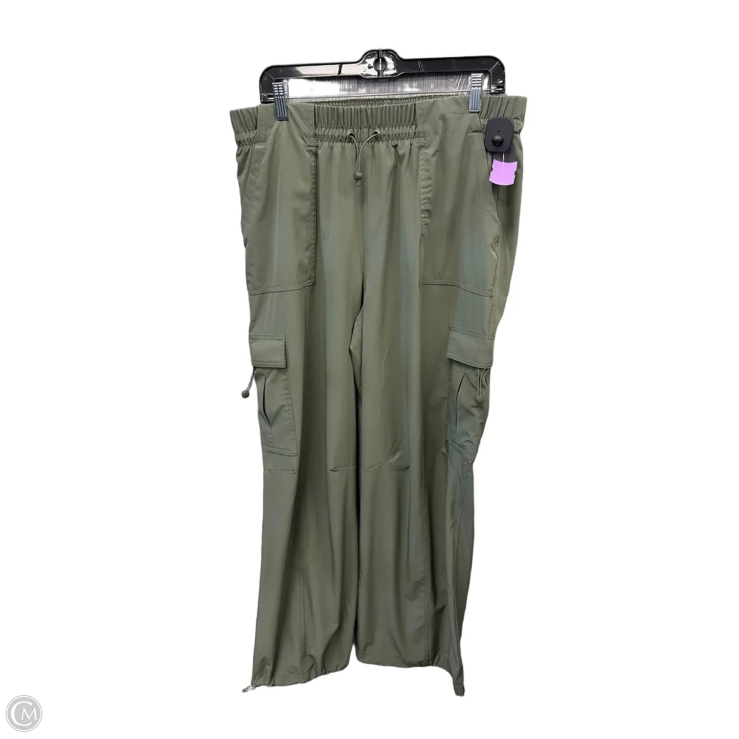 Athletic Pants By Avia In Green, Size: L