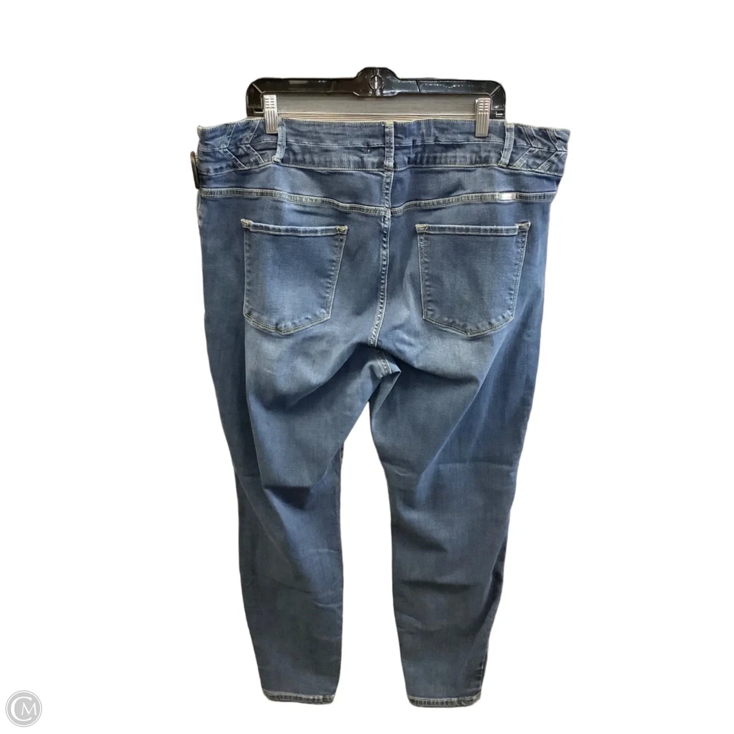 Jeans Skinny By Kancan In Blue Denim, Size: 22