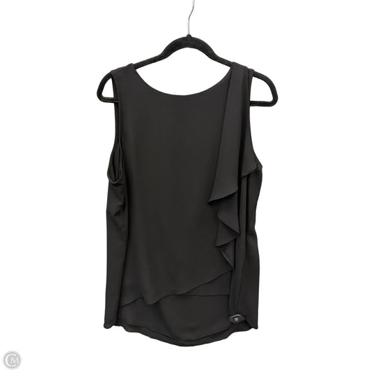 Top Sleeveless By Chicos In Black, Size: L