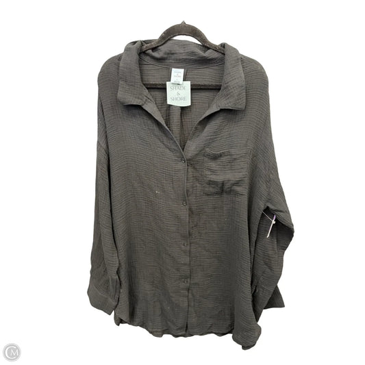 Top Long Sleeve By Shade & Shore In Black, Size: Xl