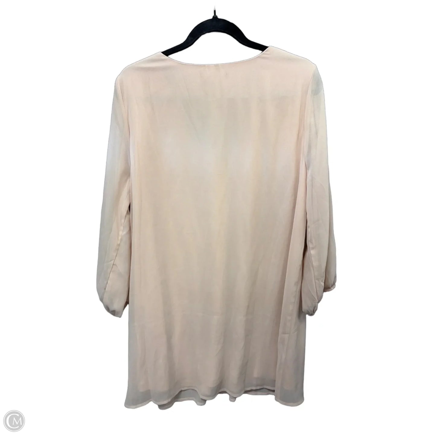 Tunic Long Sleeve By Lulus In Cream, Size: Xl