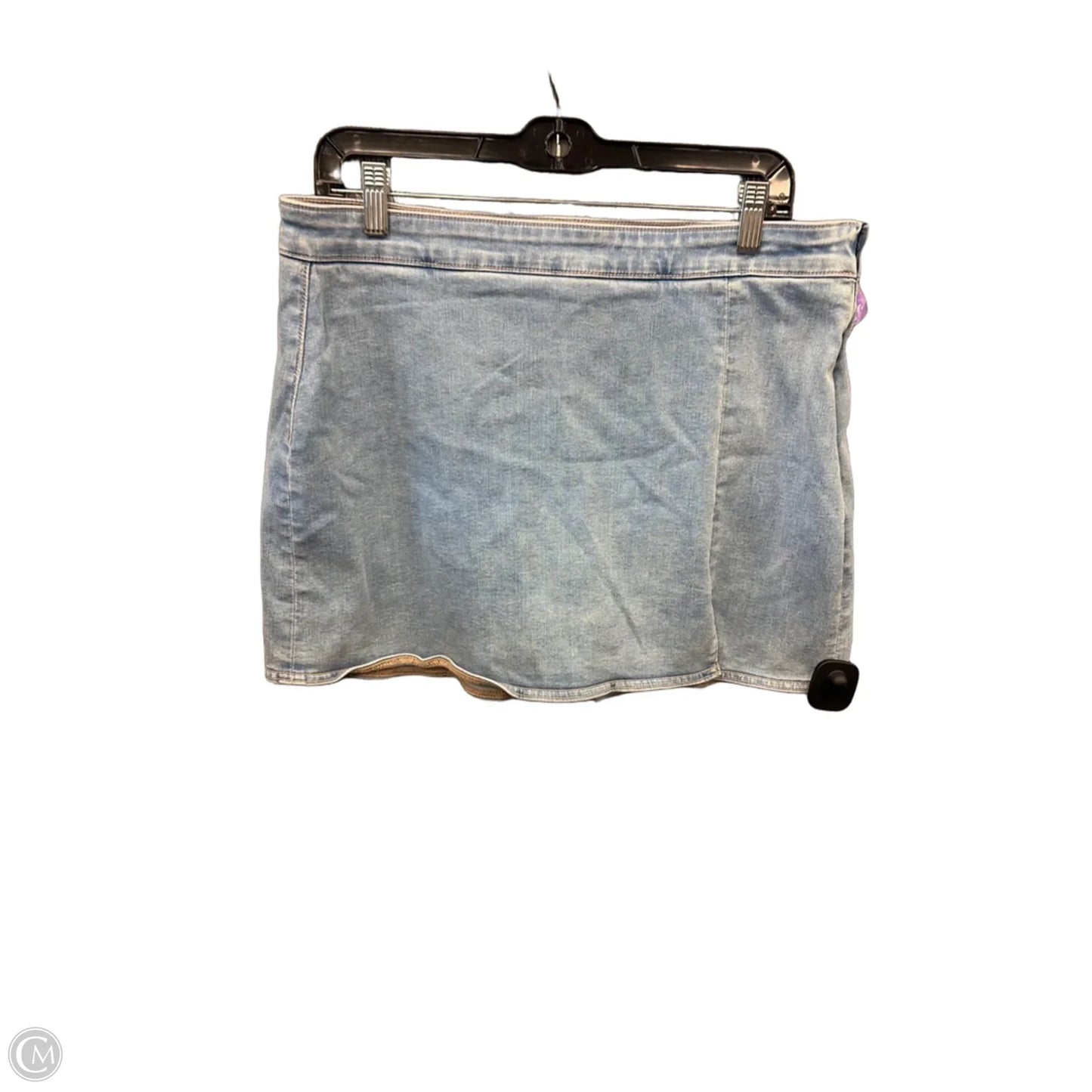Skirt Mini & Short By American Eagle In Blue Denim, Size: 14