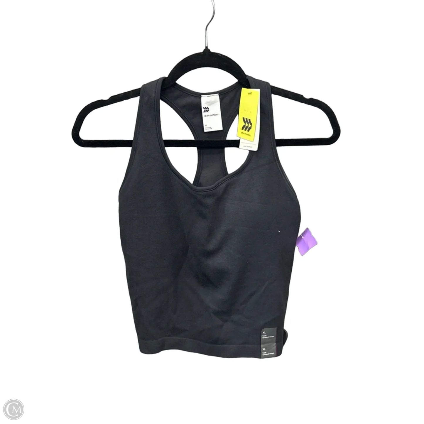 Athletic Bra By All In Motion In Black, Size: Xl