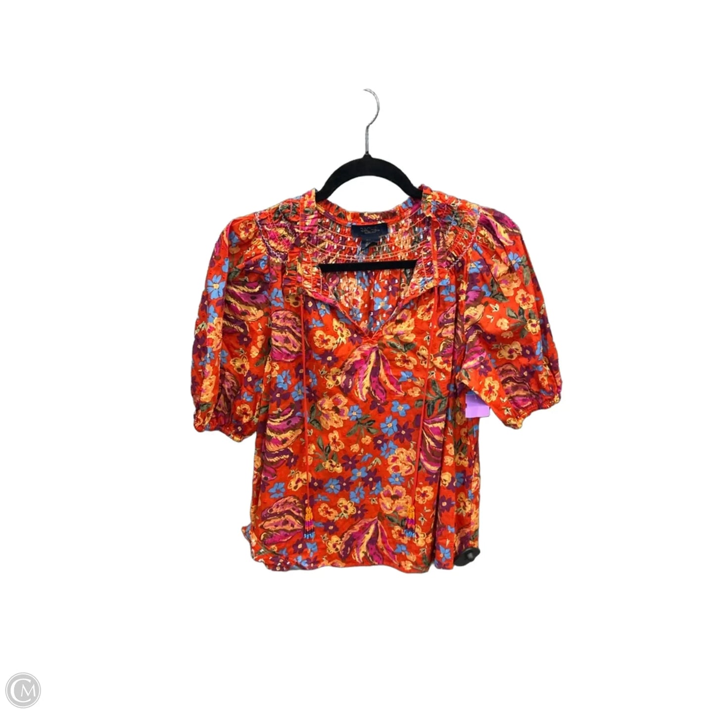 Top Short Sleeve By Rachel Roy In Orange, Size: S