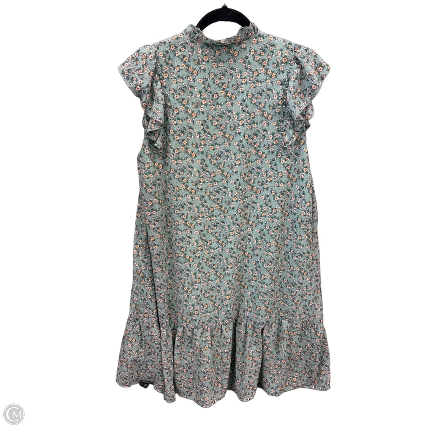 Dress Casual Midi By Clothes Mentor In Green, Size: L