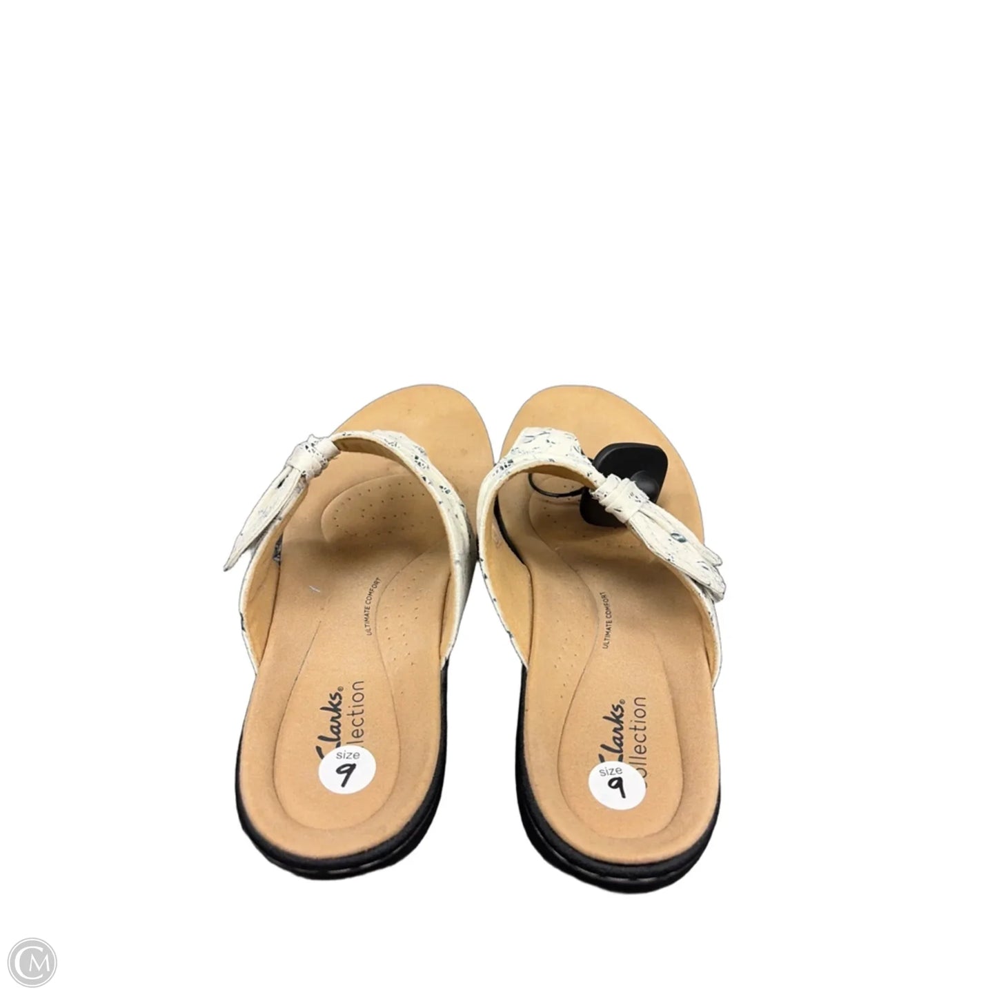 Sandals Flats By Clarks In White, Size: 9