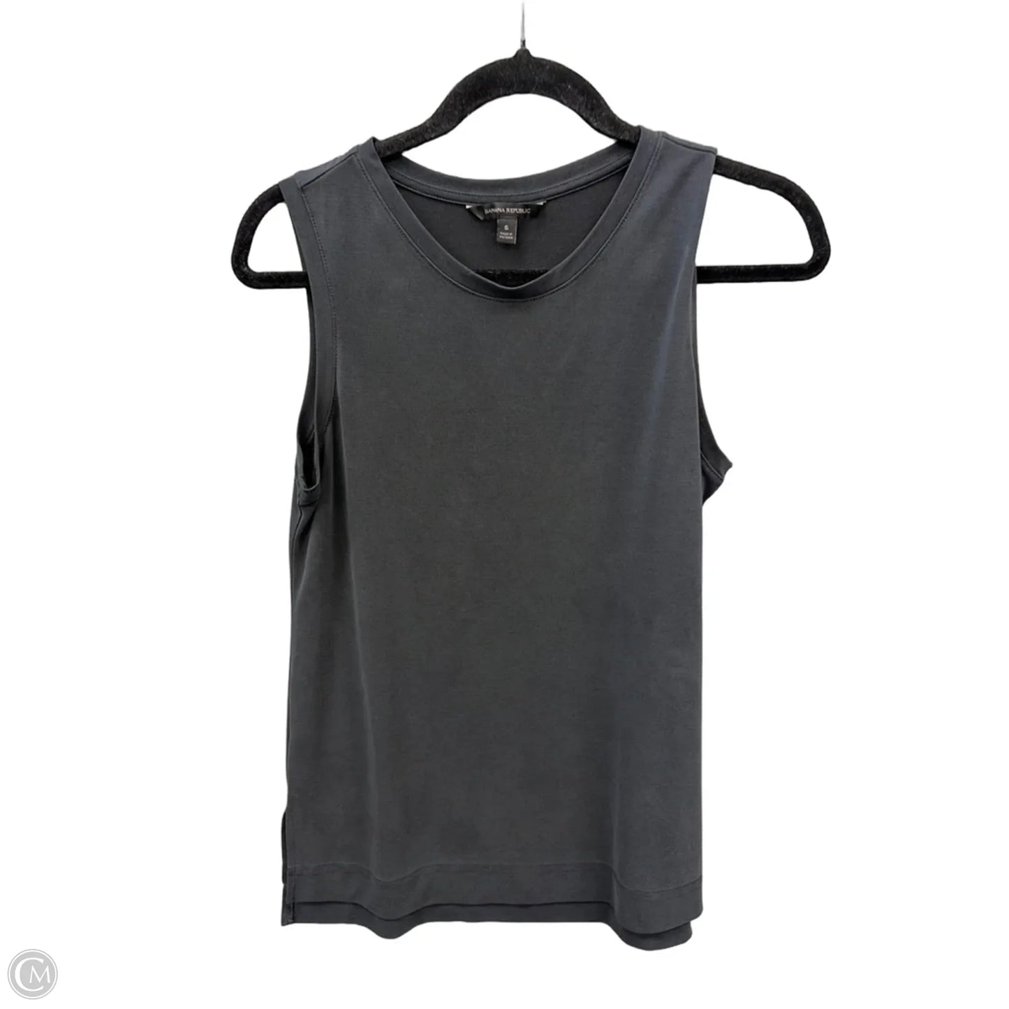 Top Sleeveless By Banana Republic In Grey, Size: S
