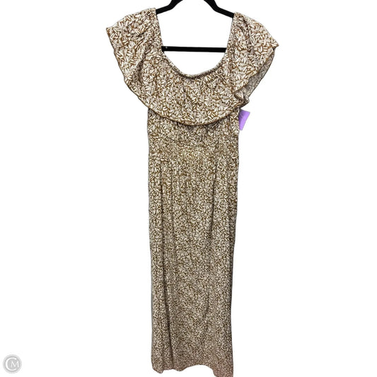 Dress Casual Maxi By Old Navy In Brown, Size: M