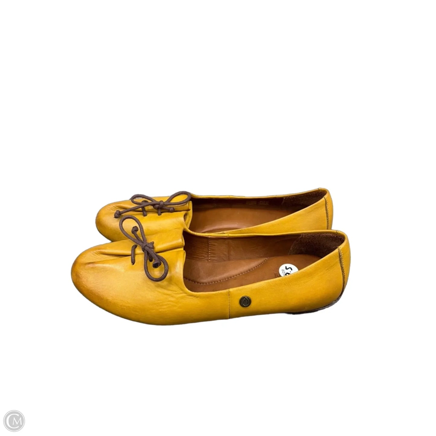 Shoes Flats By Clothes Mentor In Yellow, Size: 9.5