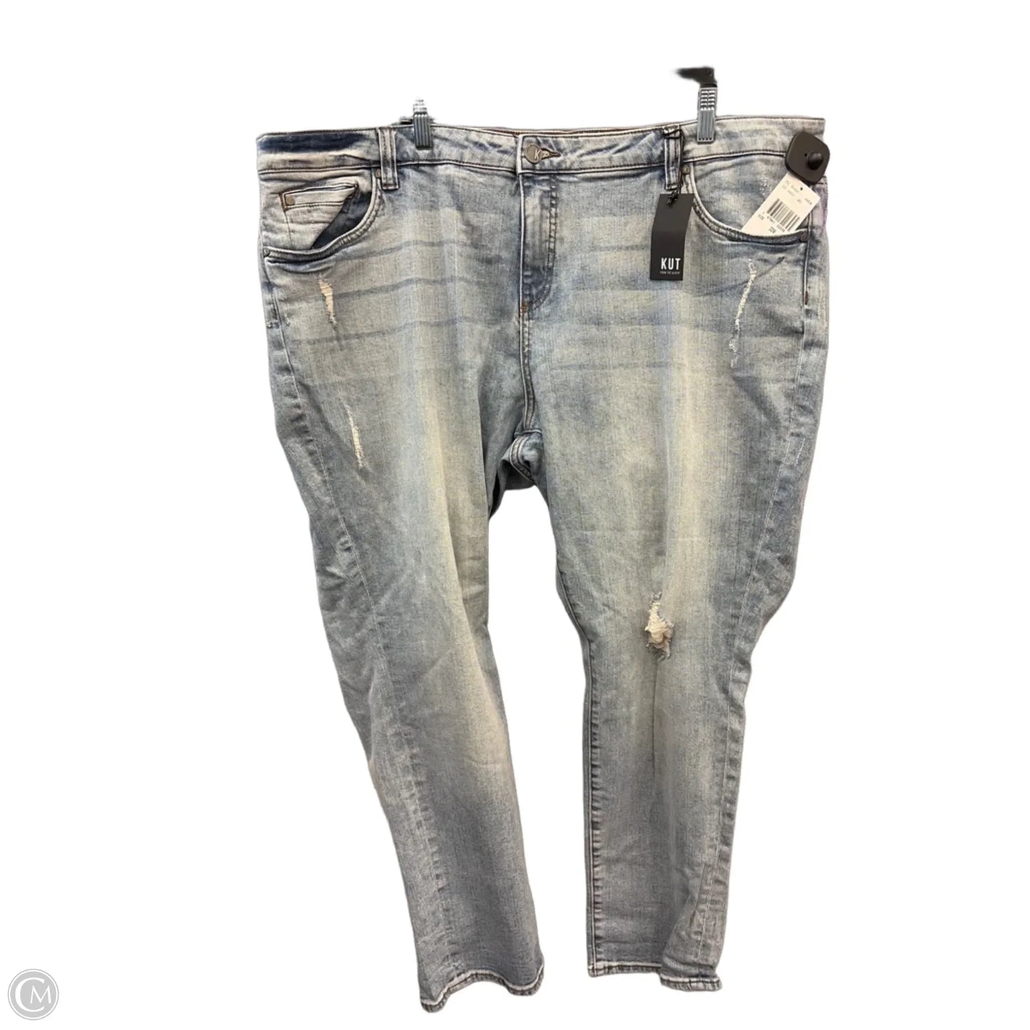 Jeans Boyfriend By Kut In Blue Denim, Size: 22