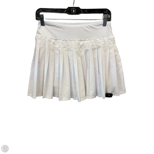 Athletic Skort By Clothes Mentor In White, Size: M