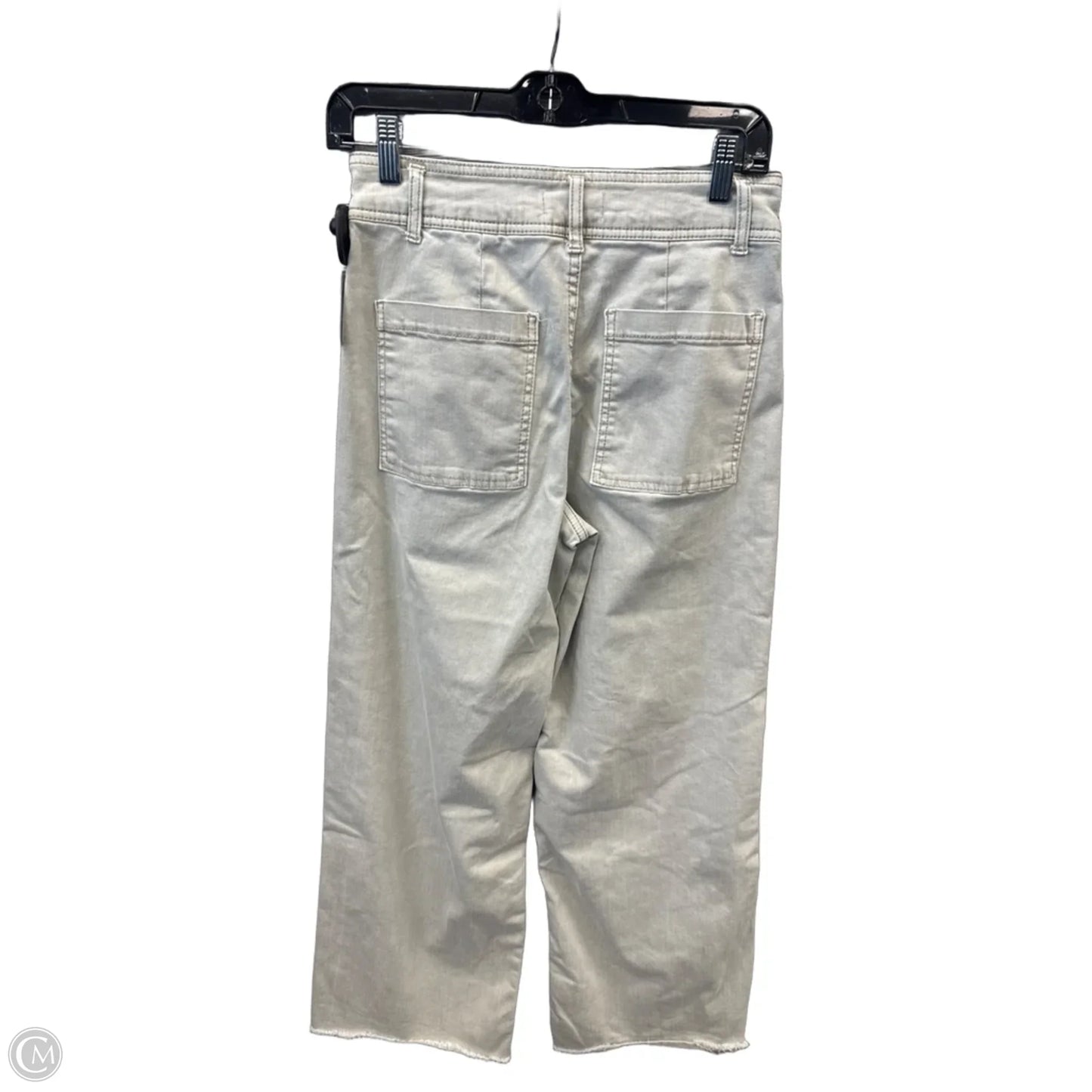 Jeans Wide Leg By Oat In Green Denim, Size: 4